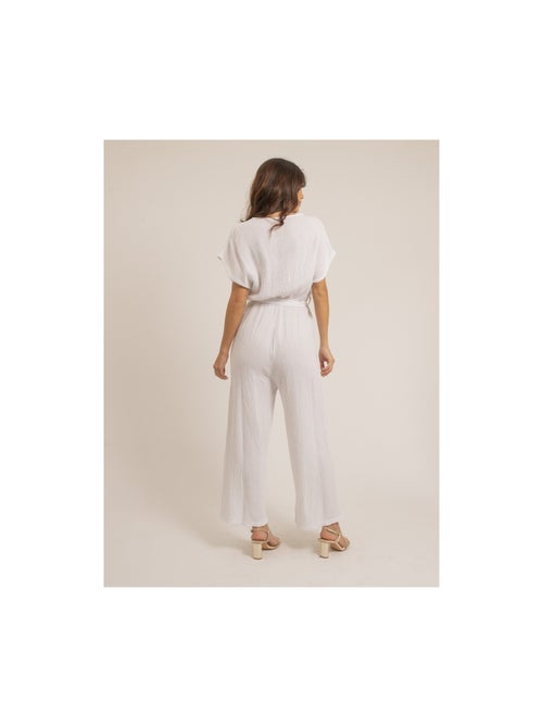 Mono pantalón de gasa de algodón EROLIE - Kiabi