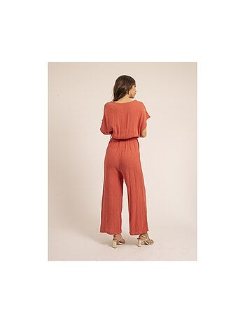Mono pantalón de gasa de algodón EROLIE