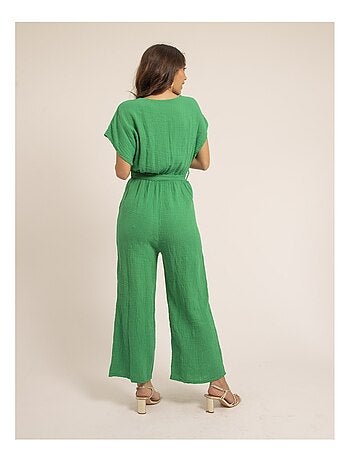 Mono pantalón de gasa de algodón EROLIE