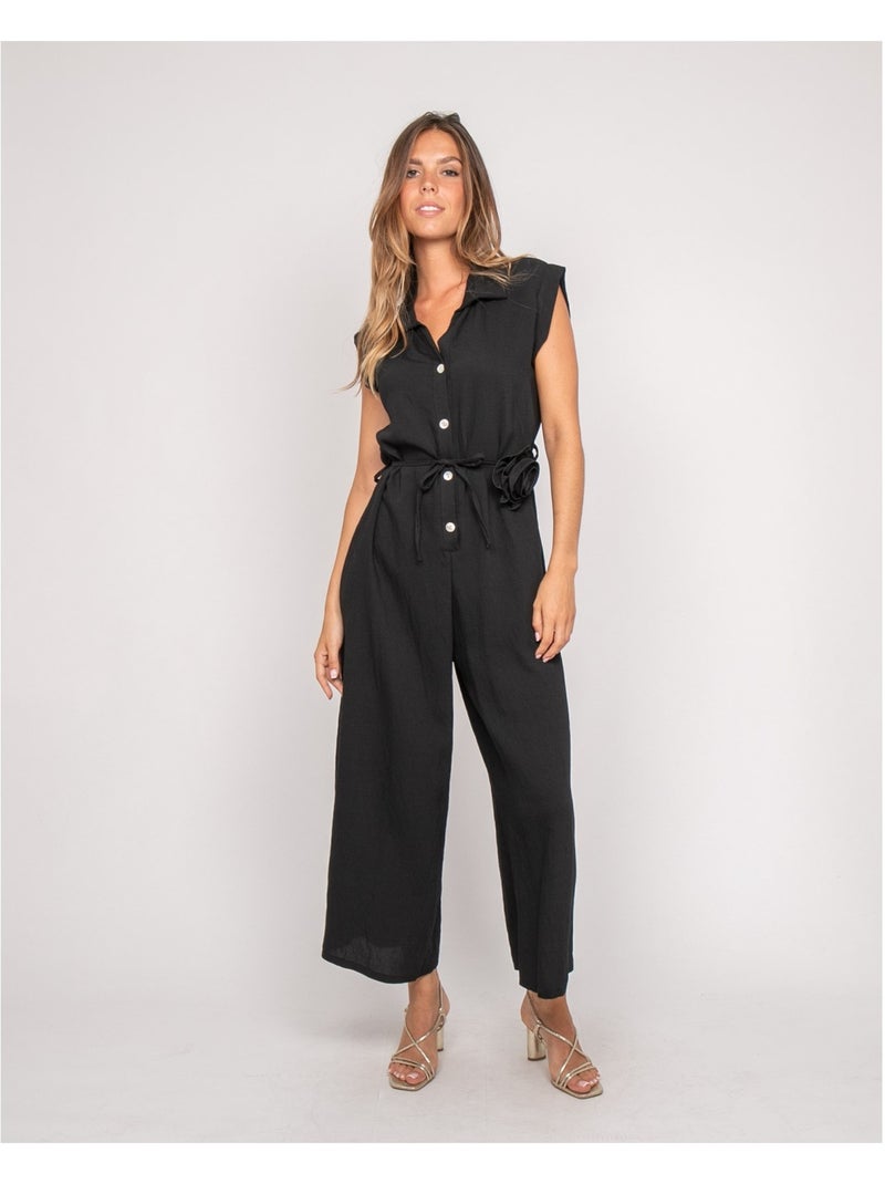 Mono pantalón EMANU Negro - Kiabi