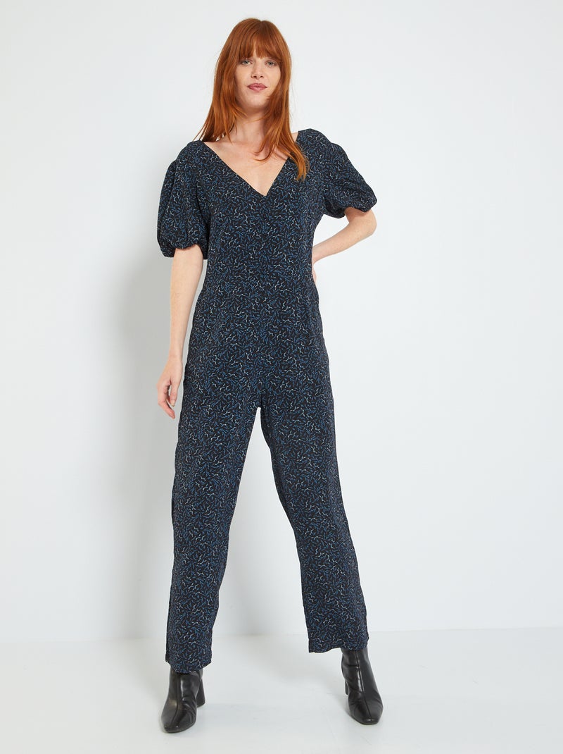 Mono pantalón estampado NEGRO - Kiabi