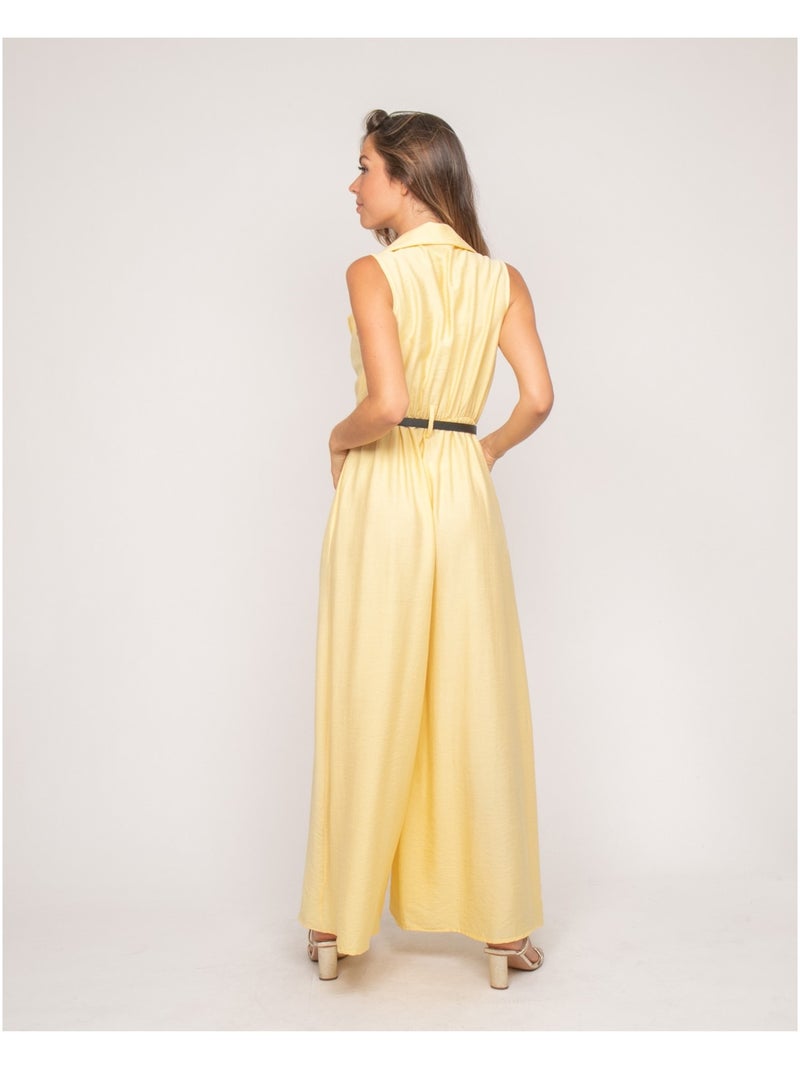 Mono pantalón fluido EZINE Amarillo - Kiabi