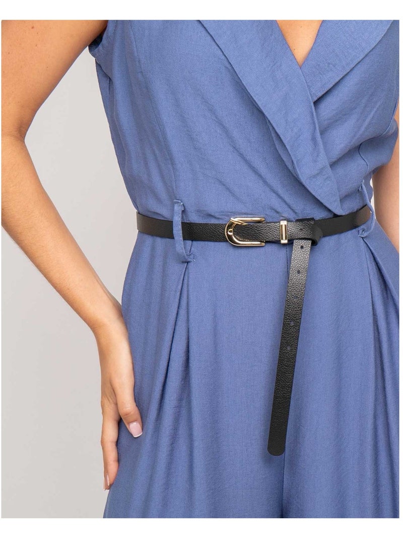 Mono pantalón fluido EZINE Azul - Kiabi