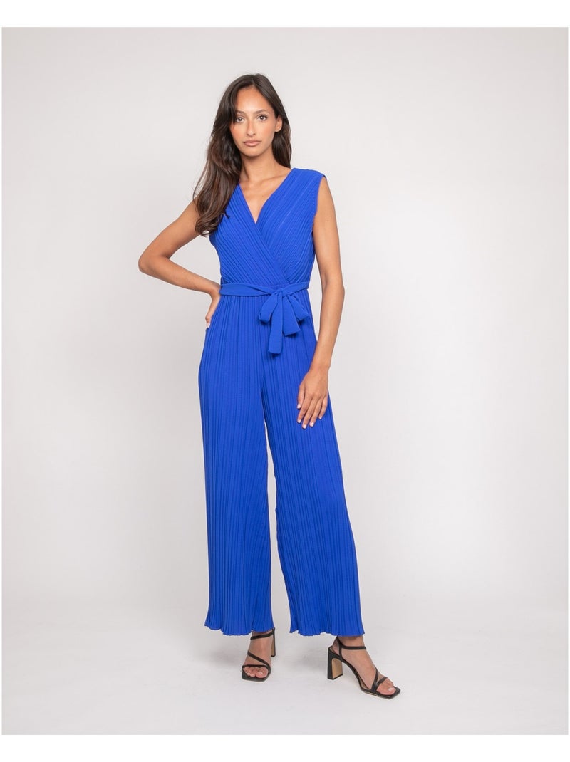 Mono pantalón plisado EKIA Azul real - Kiabi