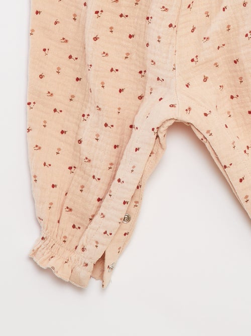 Mono peto largo con motivo - Kiabi