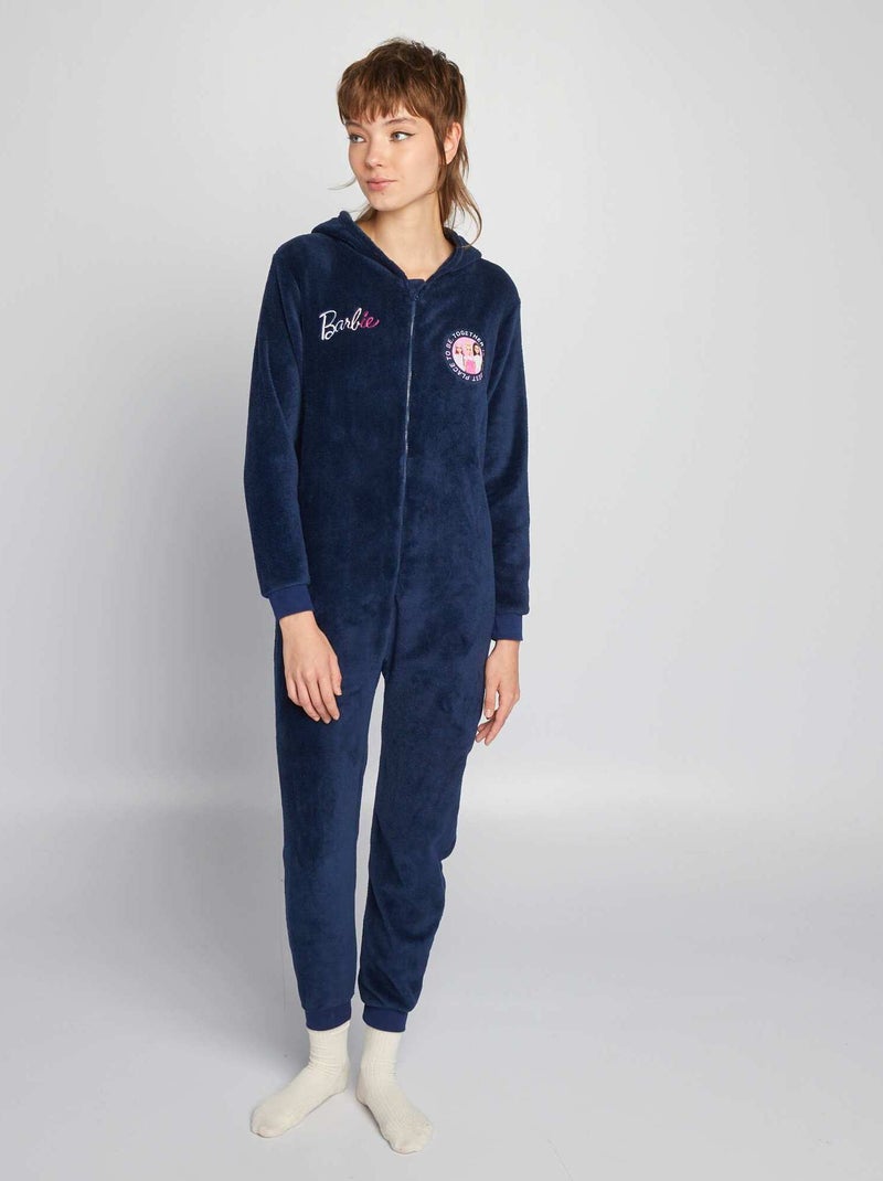 Mono pijama de tejido polar 'Barbie' AZUL - Kiabi