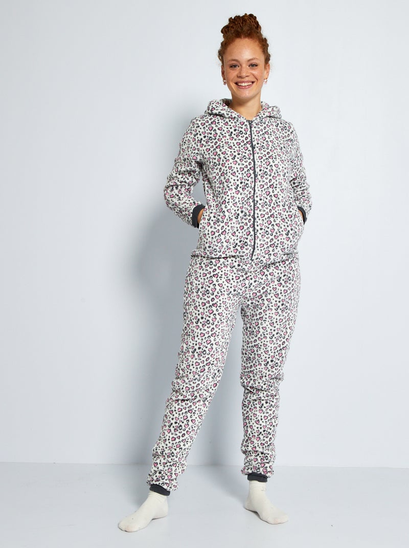 Mono polar de leopardo BEIGE - Kiabi