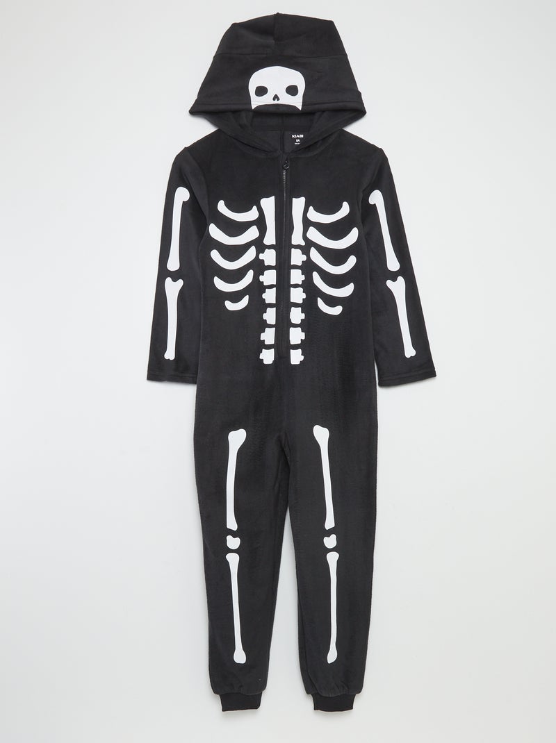 Mono polar esqueleto - Halloween NEGRO - Kiabi