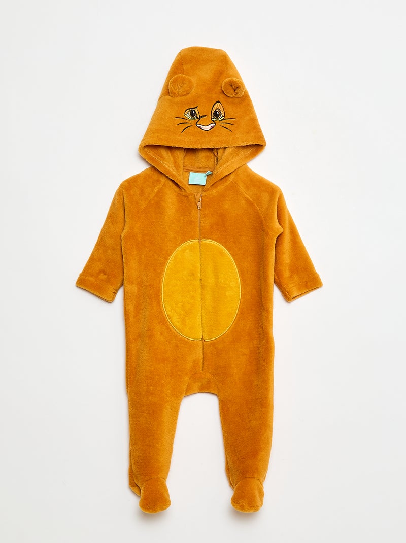 Mono polar 'Simba' 'Disney' con pies Beige - Kiabi