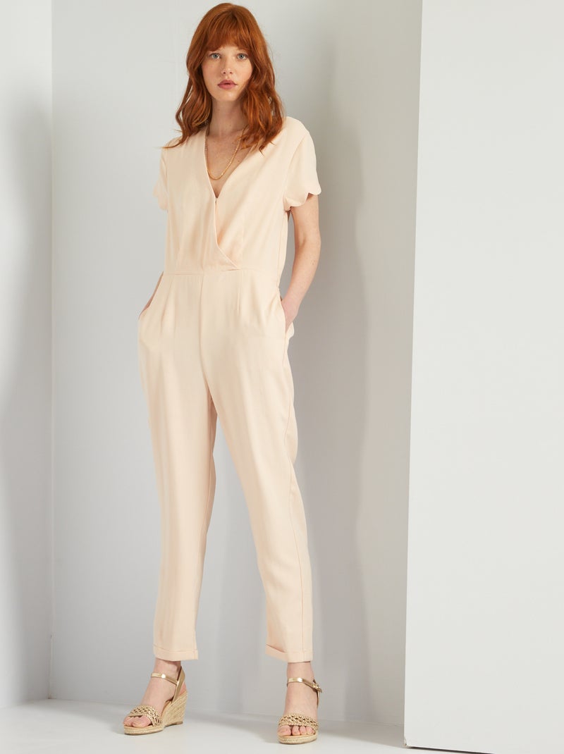 Mono regular de viscosa BEIGE - Kiabi