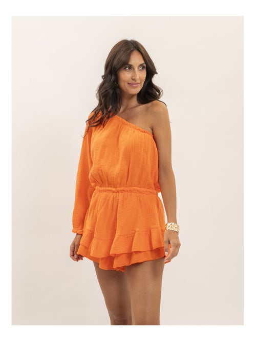 Mono short de gasa de algodón XITONIA - Kiabi Mono short de gasa de algodón XITONIA - Kiabi