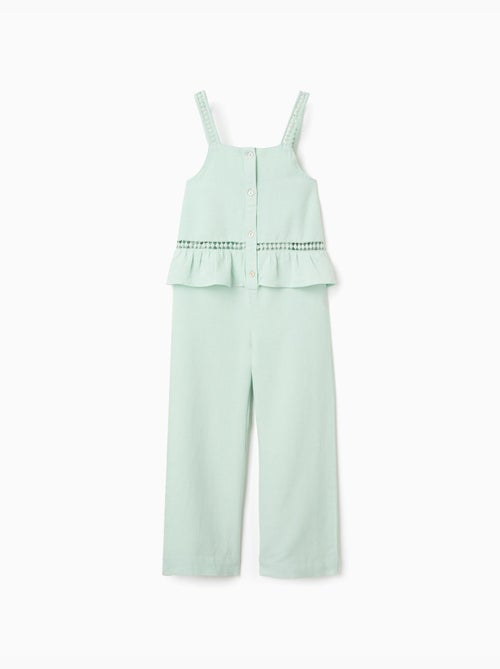 Mono sin mangas en algodón y lino - Kiabi