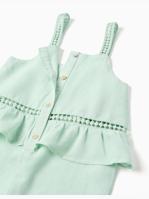 Mono sin mangas en algodón y lino - Kiabi