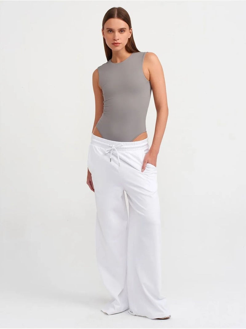 Mono unitard sin costuras sin mangas de corte slim dilvin Gris - Kiabi