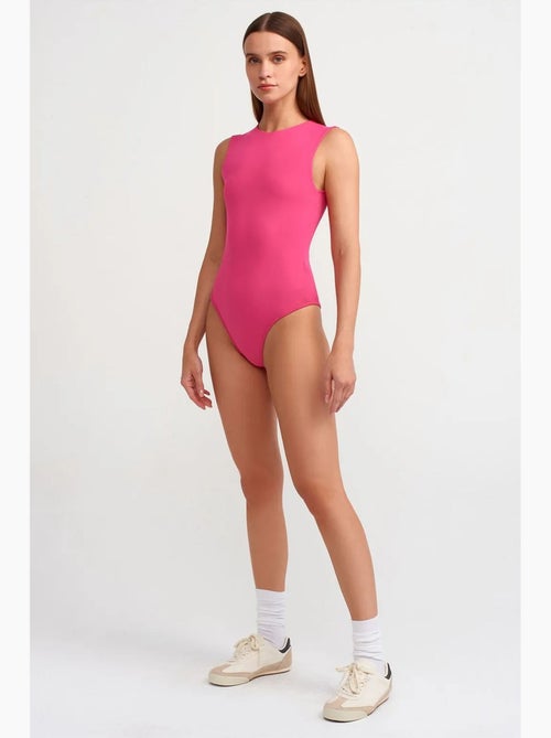 Mono unitard sin costuras sin mangas de corte slim dilvin - Kiabi Mono unitard sin costuras sin mangas de corte slim dilvin - Kiabi