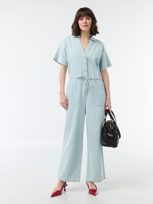 Mono vaquero de manga corta - Kiabi