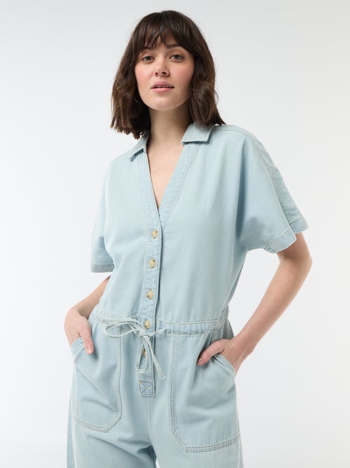 Mono vaquero de manga corta - Kiabi