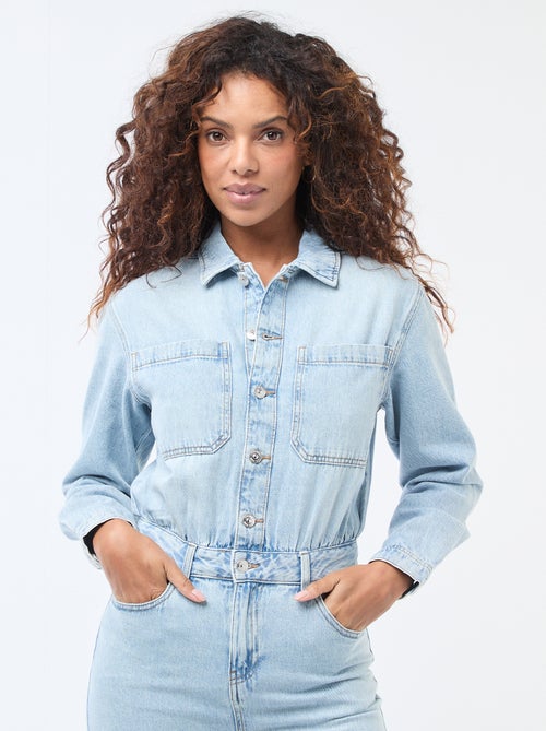 Mono vaquero de manga larga - Kiabi