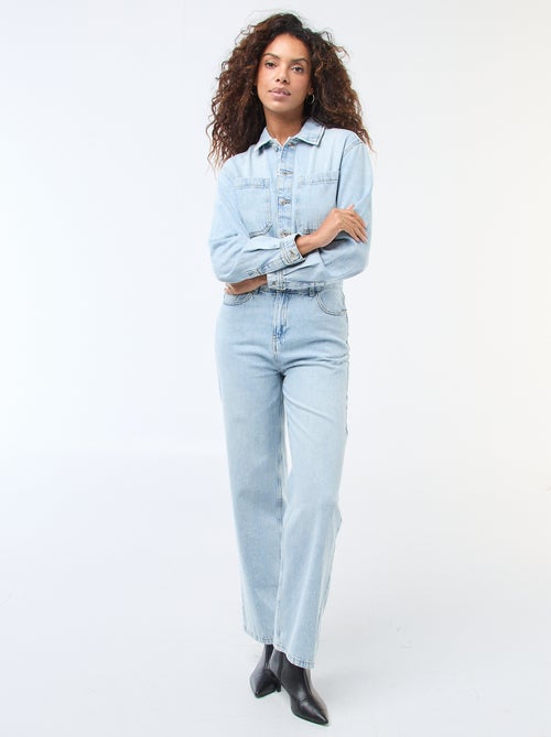 Mono vaquero de manga larga - Kiabi