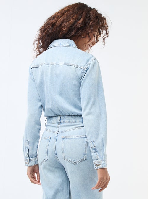 Mono vaquero de manga larga - Kiabi