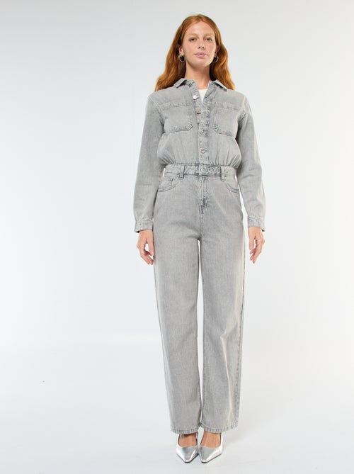 Mono vaquero de manga larga - Kiabi