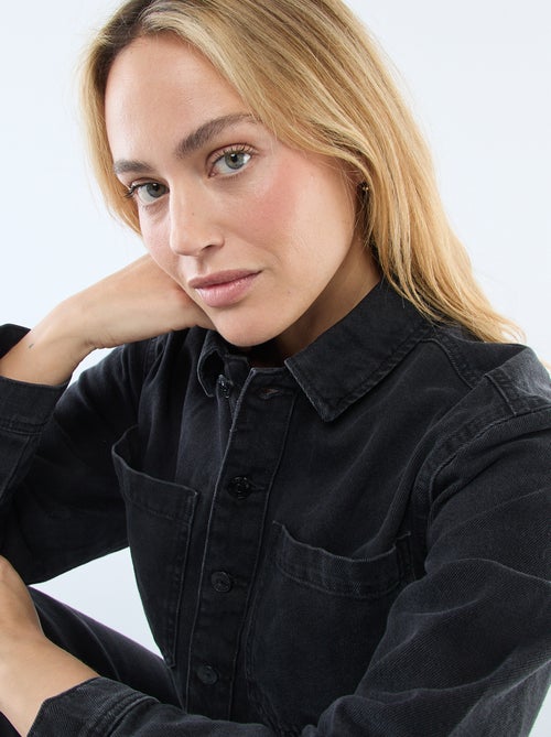 Mono vaquero de manga larga - Kiabi