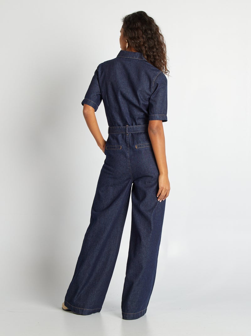 Mono vaquero largo AZUL - Kiabi