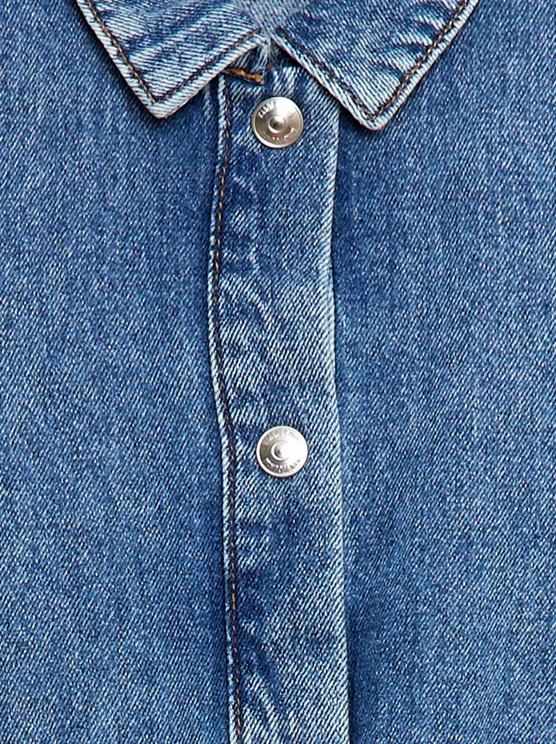 Mono vestido denim Azul - Kiabi