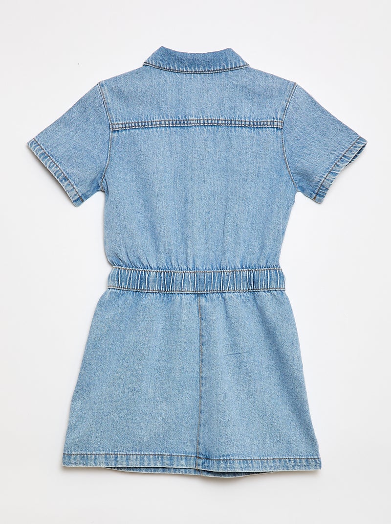 Mono vestido denim Azul - Kiabi
