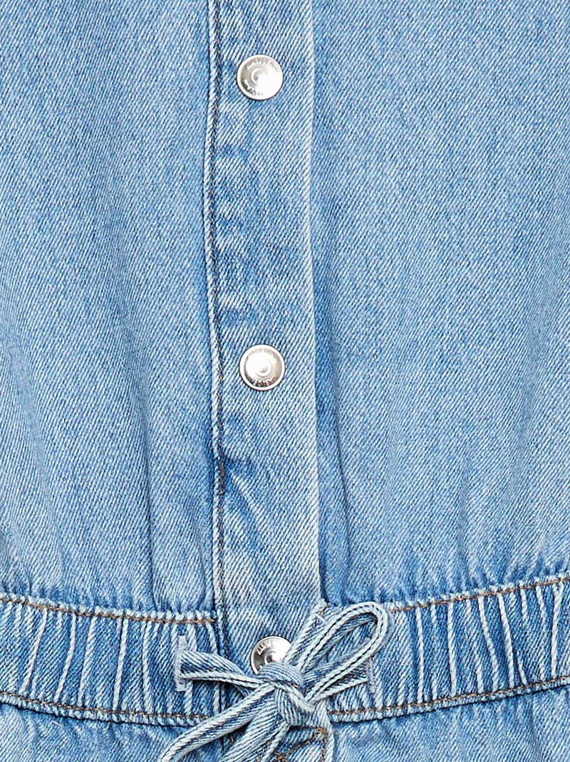 Mono vestido denim Azul - Kiabi