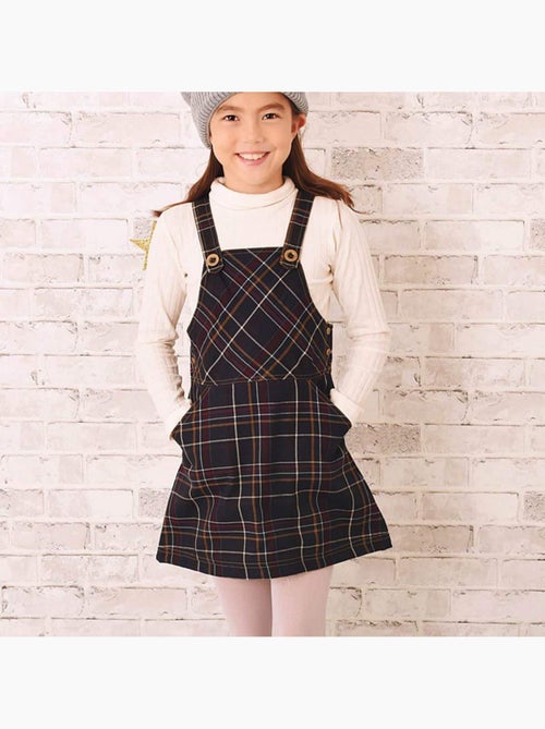 Mono Vestido para Niña | Cuadros Tartan Marrón | LOLA - Kiabi Mono Vestido para Niña | Cuadros Tartan Marrón | LOLA - Kiabi