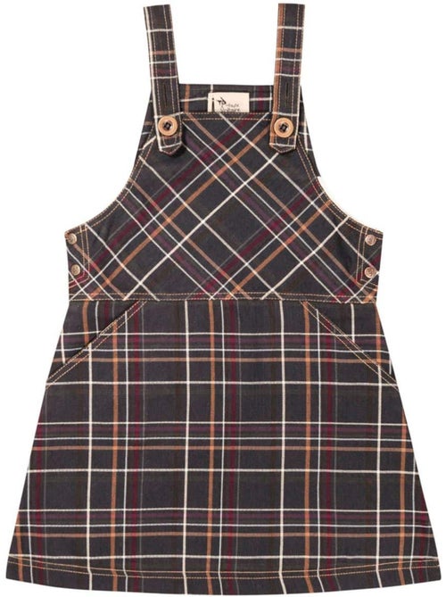 Mono Vestido para Niña | Cuadros Tartan Marrón | LOLA - Kiabi Mono Vestido para Niña | Cuadros Tartan Marrón | LOLA - Kiabi