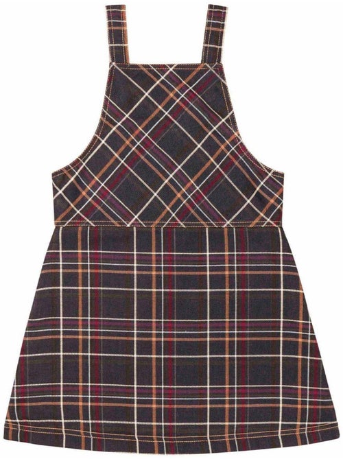Mono Vestido para Niña | Cuadros Tartan Marrón | LOLA - Kiabi Mono Vestido para Niña | Cuadros Tartan Marrón | LOLA - Kiabi