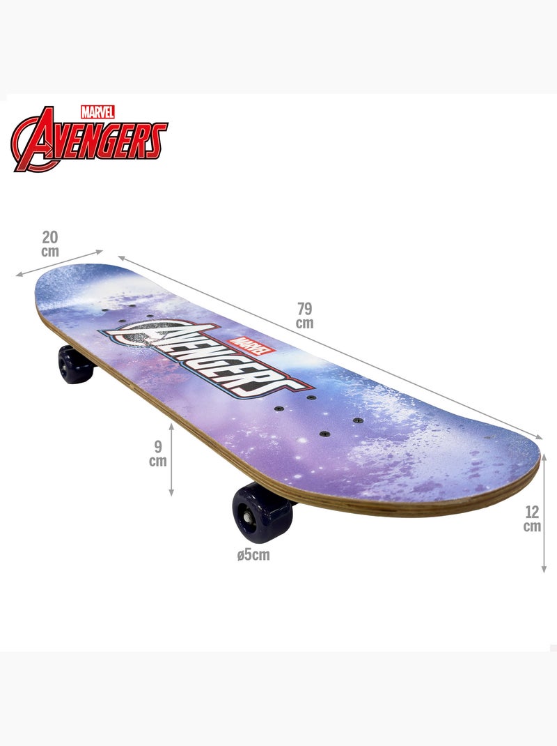 Monopatín 79x20 cm + 5 años avengers N/D - Kiabi
