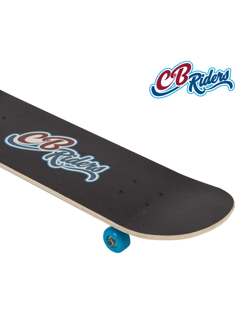Monopatín madera retro 80's hits con eje de aluminio 79x20 cm cb riders N/D - Kiabi