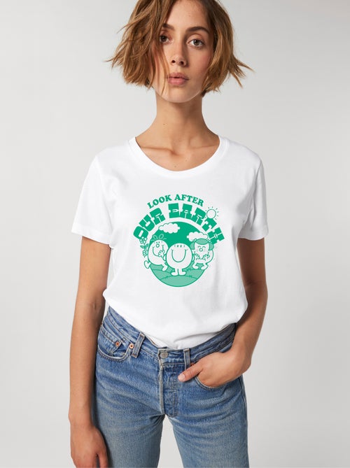 Monsieur Madame - Camiseta Mujer - LOOK AFTER OUR EARTH - Kiabi