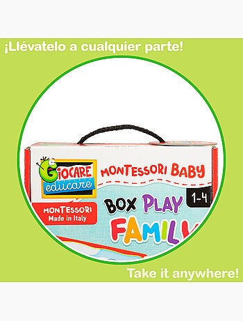 Montessori lisciani 6 puzzles para encajar piezas de animales