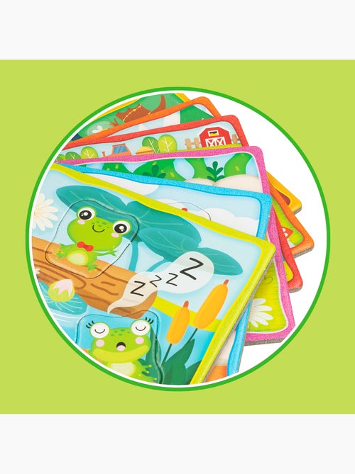 Montessori lisciani 6 puzzles para encajar piezas de animales - Kiabi Montessori lisciani 6 puzzles para encajar piezas de animales - Kiabi