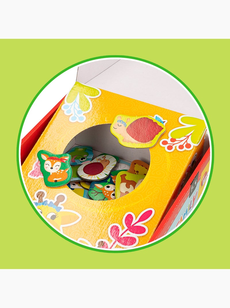 Montessori lisciani 6 puzzles para encajar piezas de animales N/D - Kiabi