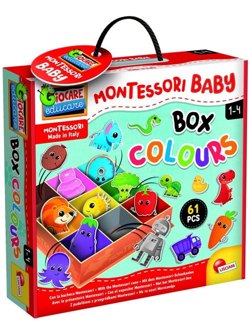 Montessori lisciani juego infantil de clasificación box colours 61 piezas - Kiabi Montessori lisciani juego infantil de clasificación box colours 61 piezas - Kiabi