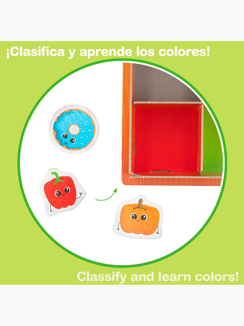 Montessori lisciani juego infantil de clasificación box colours 61 piezas Multicolor - Kiabi