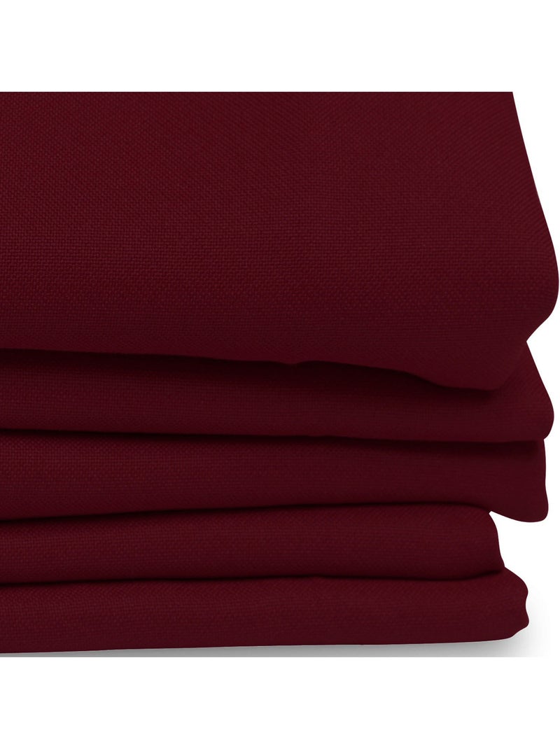 MOONDREAM" Cortina opaca térmica y acústica con trenza fruncida Rojo oscuro - Kiabi