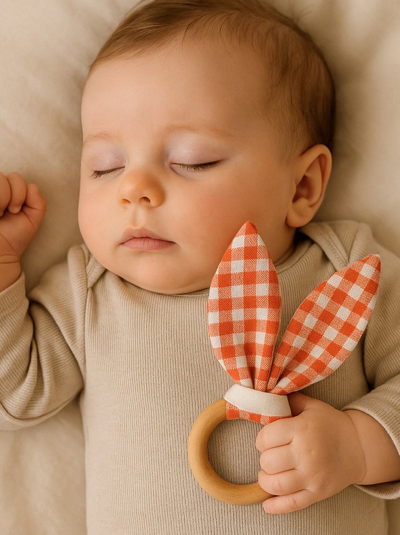 Mordedor de algodón orgánico Naranja - Kiabi