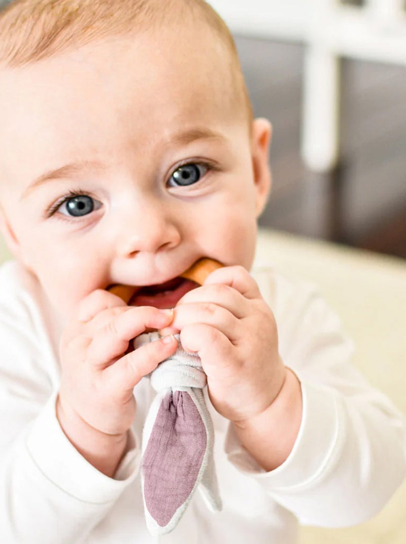 Mordedor de algodón orgánico Rosa - Kiabi