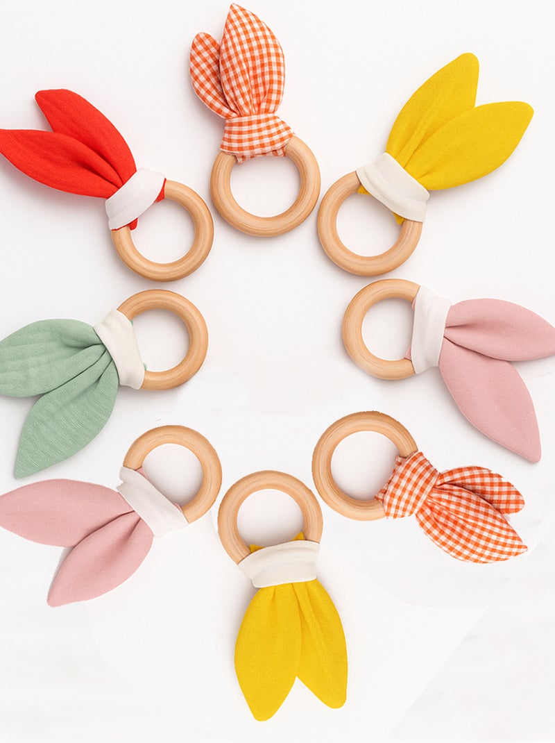 Mordedor de algodón orgánico Rosa - Kiabi