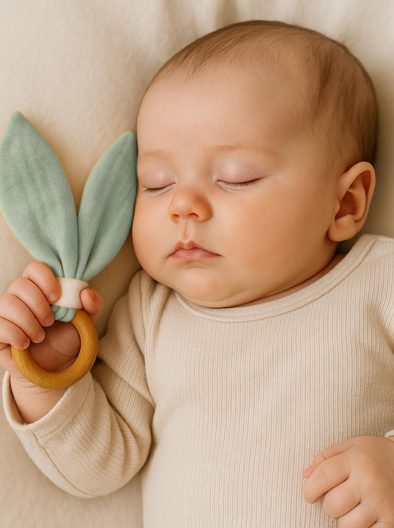 Mordedor de algodón orgánico Verde - Kiabi