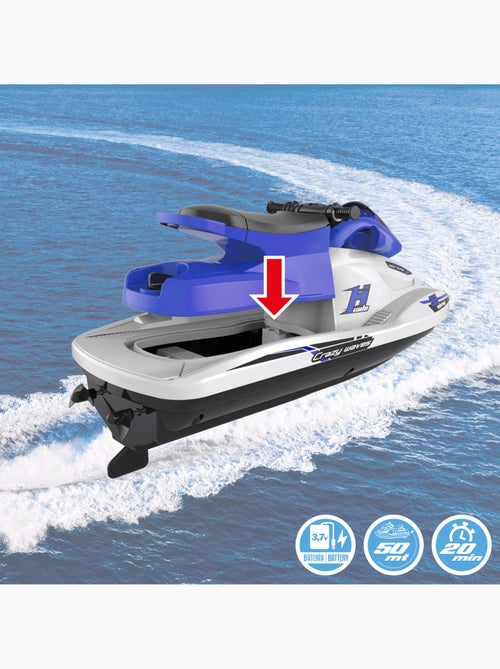 Moto de agua radiocontrol 1:47 racing boat - Kiabi