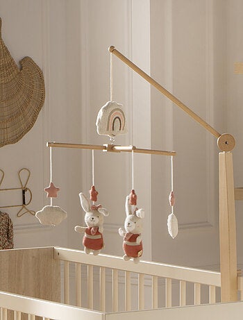 Móvil musical de madera con juguetes de - SAUTHON