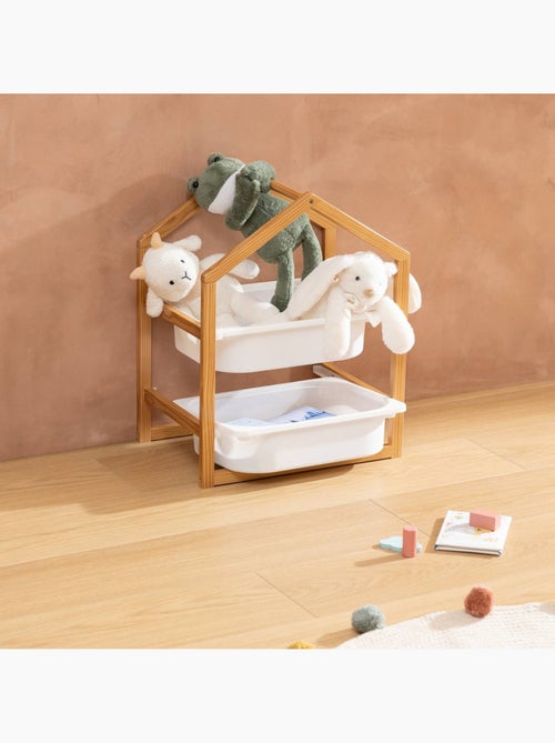 Mueble de almacenaje bako blanco 2 estantes 43x54,5cm - Kiabi
