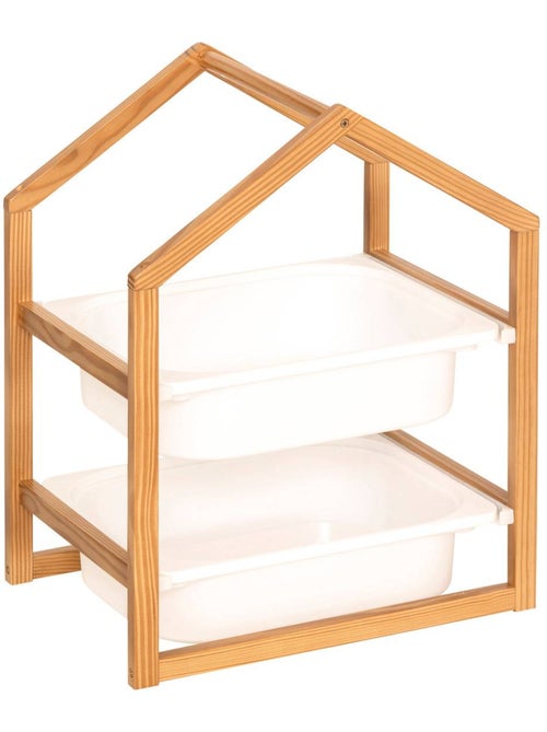 Mueble de almacenaje bako blanco 2 estantes 43x54,5cm - Kiabi
